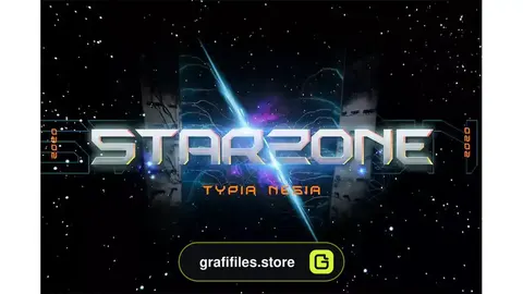 فونت انگلیسی گیمینگ Starzone - SciFi Game Font