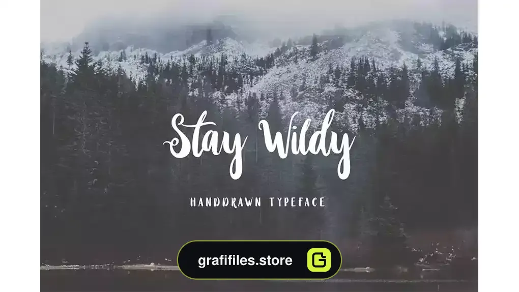 فونت انگلیسی دست نویس Stay Wildy