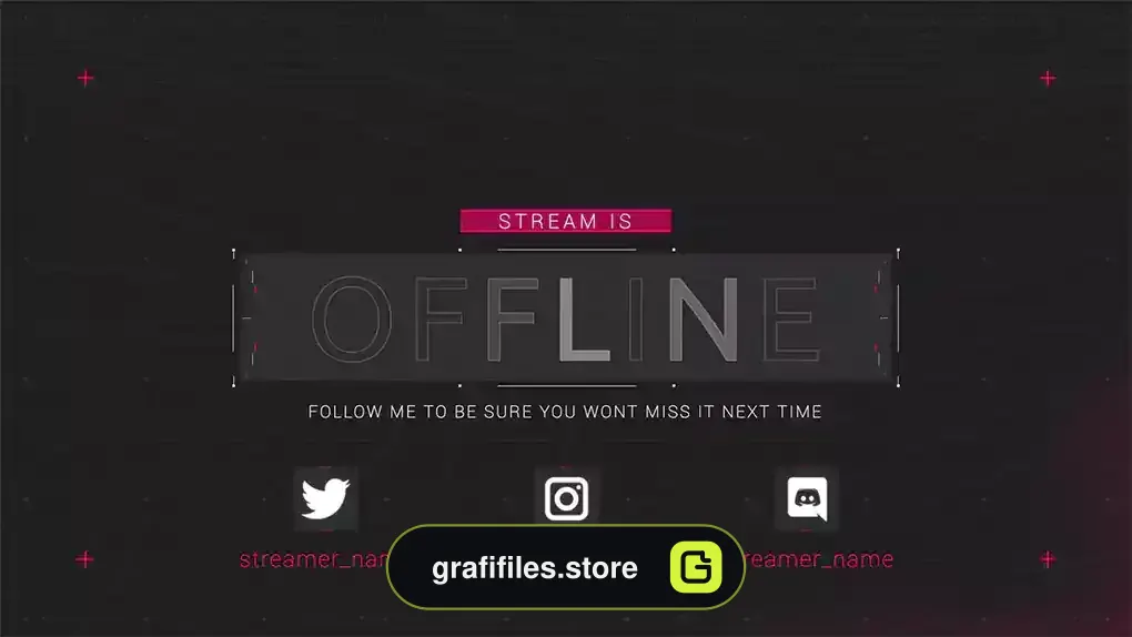 پروژه افترافکت اجزای استریم Streaming Pack