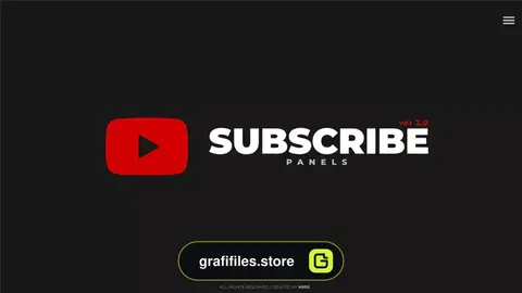 پروژه افترافکت پنل سابسکرایب یوتیوب Subscribe Panels