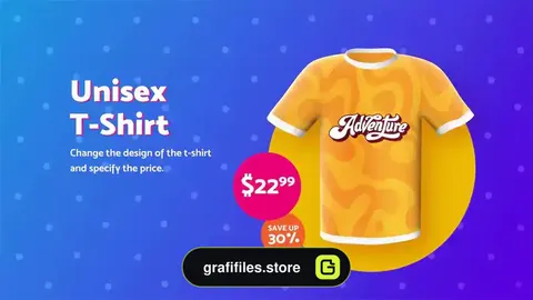 پروژه افترافکت تیزر تبلیغاتی تیشرت T-Shirt Promo