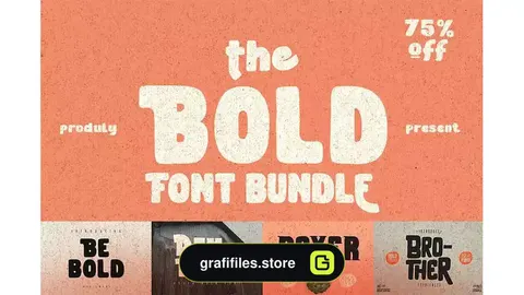 فونت انگلیسی The Bold Font Bundle