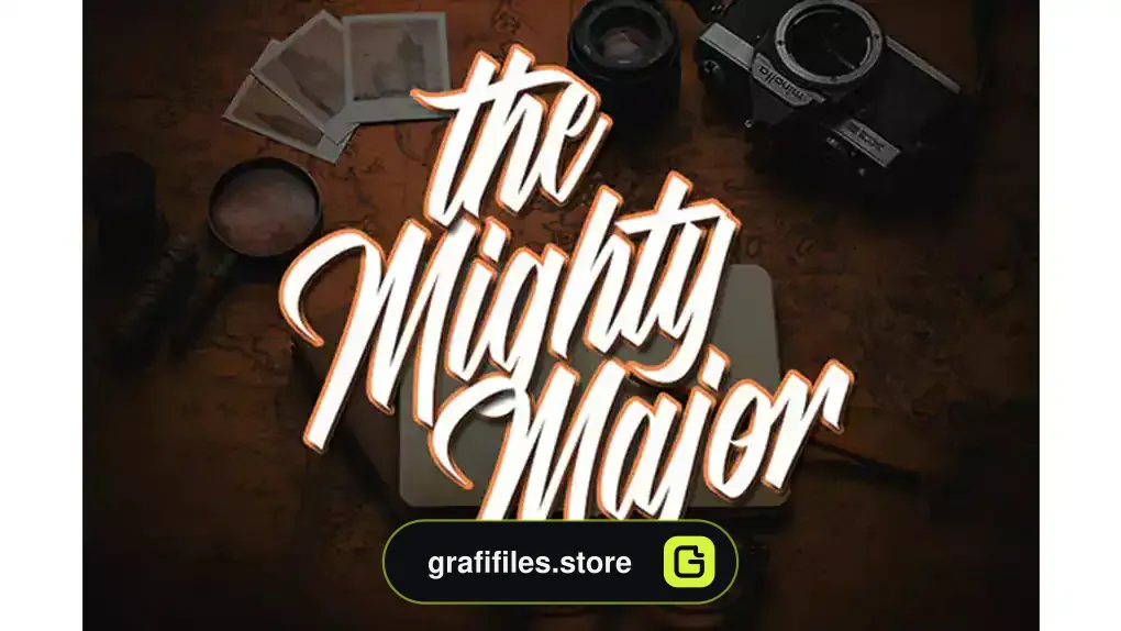 فونت انگلیسی دست نویس The Mighty Major Font