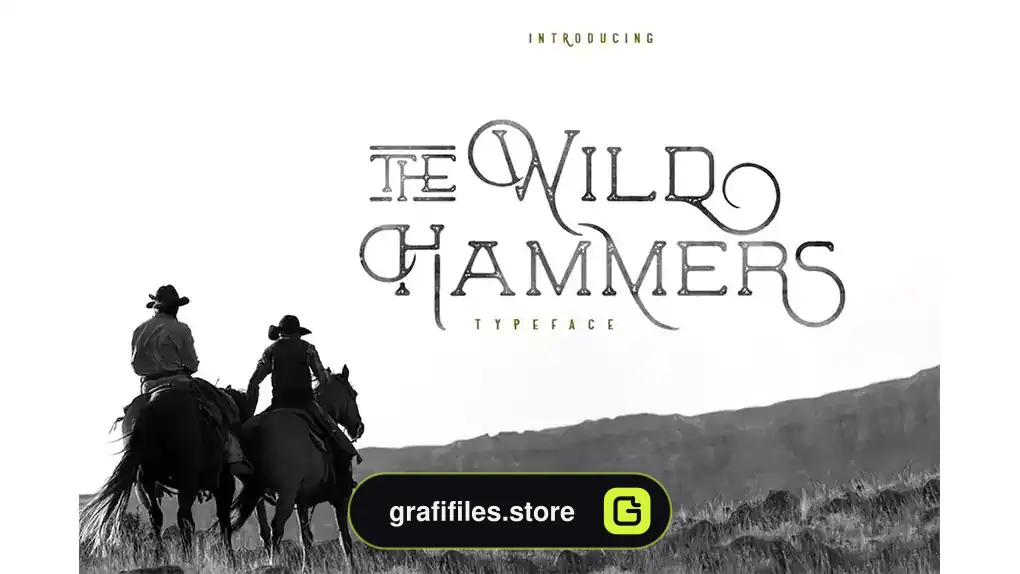 فونت انگلیسی The Wild Hammers