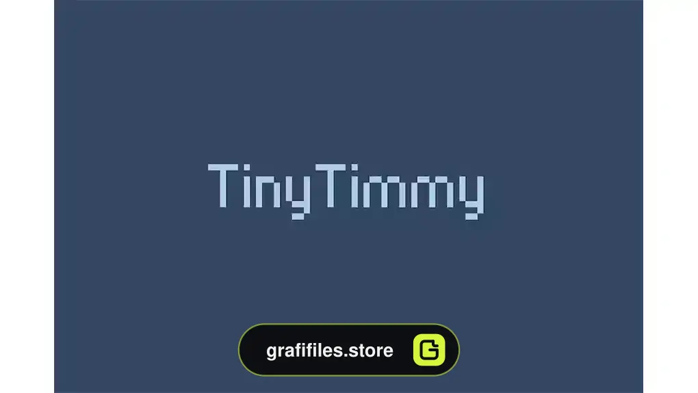 فونت انگلیسی Tiny Timmy