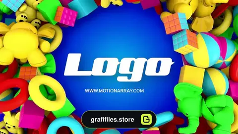 پروژه پریمیر لوگو اسباب بازی