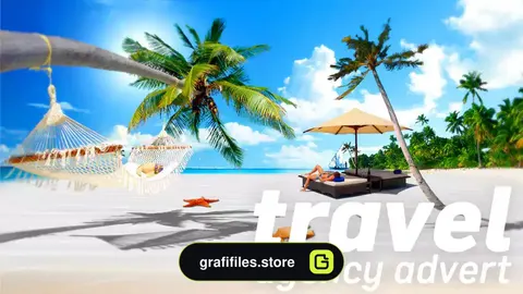 پروژه افترافکت تیزر تبلیغاتی آژانس مسافرتی Travel Agency Advert