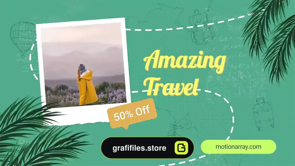 پروژه پریمیر تیزر تبلیغاتی سفر Travel Promo