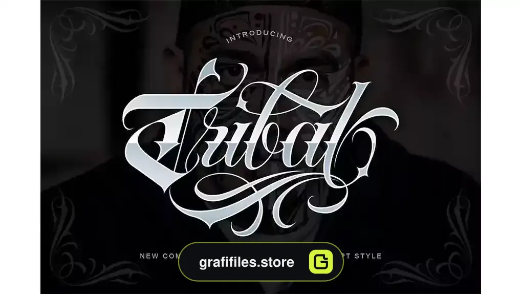 فونت انگلیسی تاتو Tribal Font