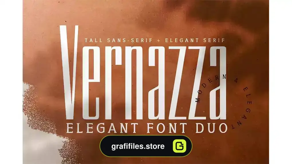 فونت انگلیسی کلاسیک Vernazza Luxury Font Duo