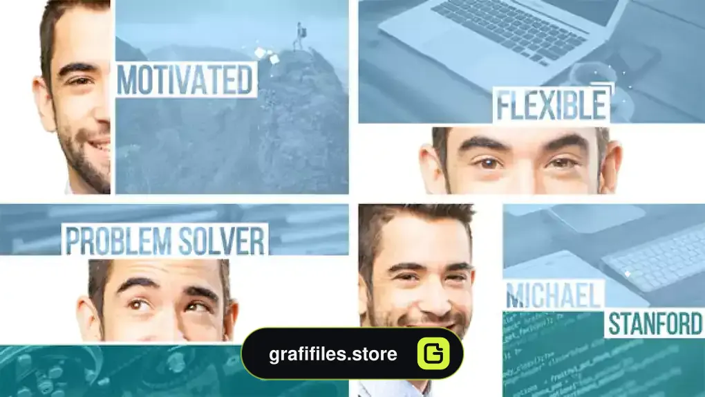 پروژه افترافکت رزومه Video Resume CV