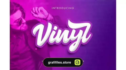 فونت انگلیسی دست نویس Vinyl Script
