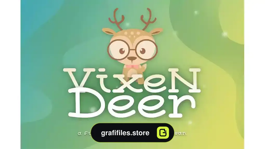 فونت انگلیسی فانتزی Vixen Deer Font