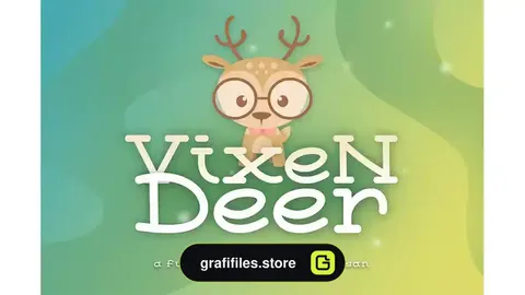 فونت انگلیسی فانتزی Vixen Deer Font
