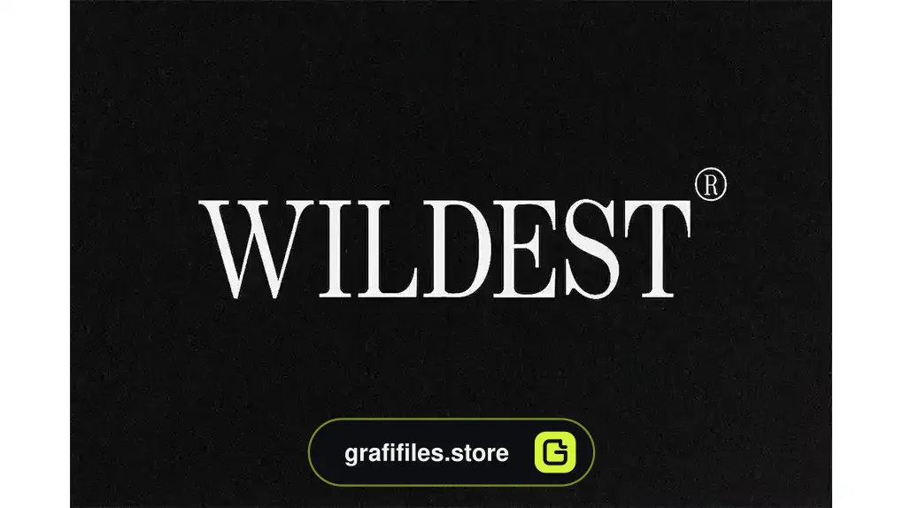 فونت انگلیسی کلاسیک Wildest - Classical Serif