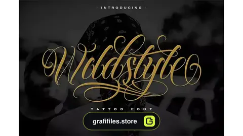 فونت انگلیسی تاتو Wildstyle | Chicano Tattoo Font