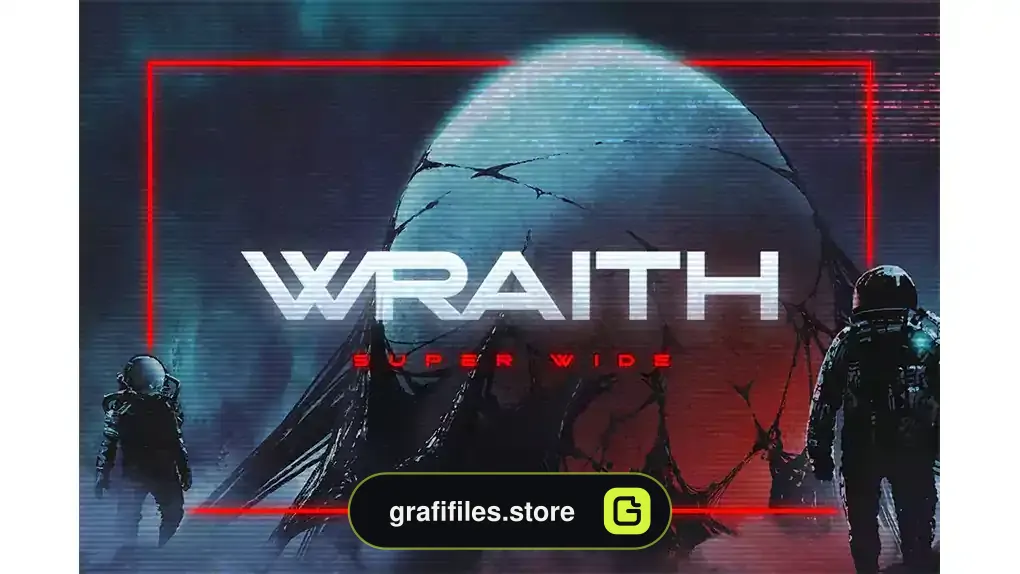 فونت انگلیسی مدرن Wraith Typeface