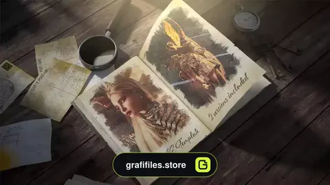 پروژه افترافکت آلبوم عکس قدیمی Your Story Book