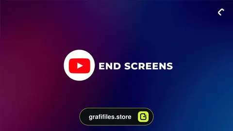 پروژه افترافکت صفحه نمایش پایانی یوتیوب Youtube End Screens 4k