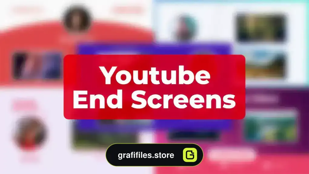 پروژه افترافکت صفحه نمایش پایانی یوتیوب Youtube End Screens 2