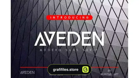 فونت انگلیسی مدرن Aveden Modern Sans