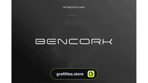 فونت انگلیسی مدرن Bencork