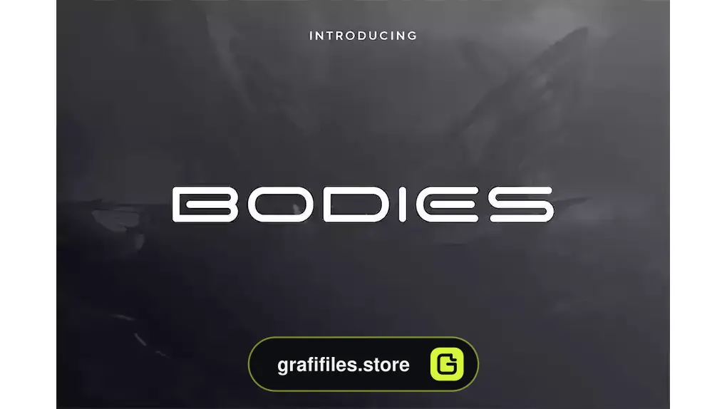 فونت انگلیسی مدرن Bodies