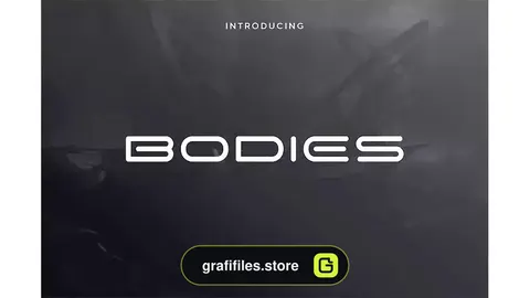 فونت انگلیسی مدرن Bodies