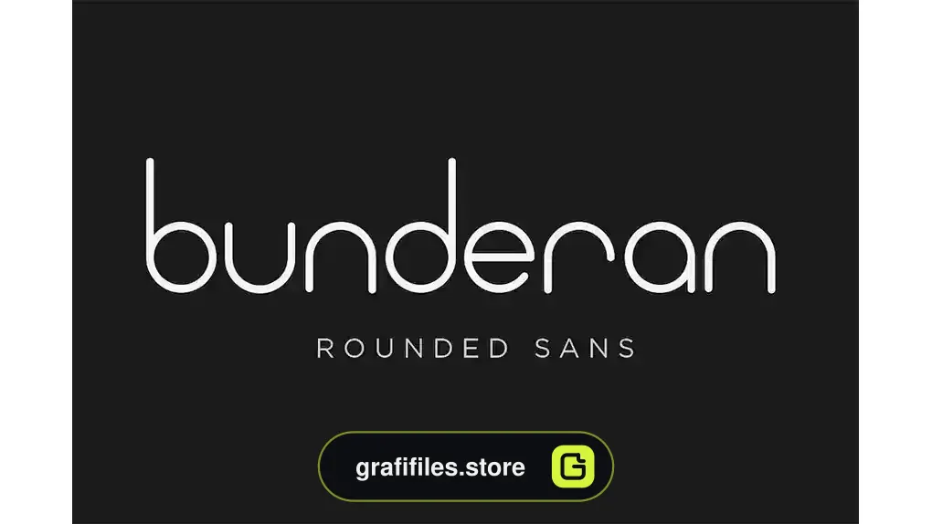 فونت انگلیسی مدرن Bunderan