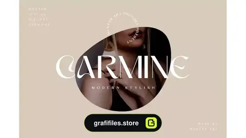 فونت انگلیسی مدرن Carmine Modern Stylish