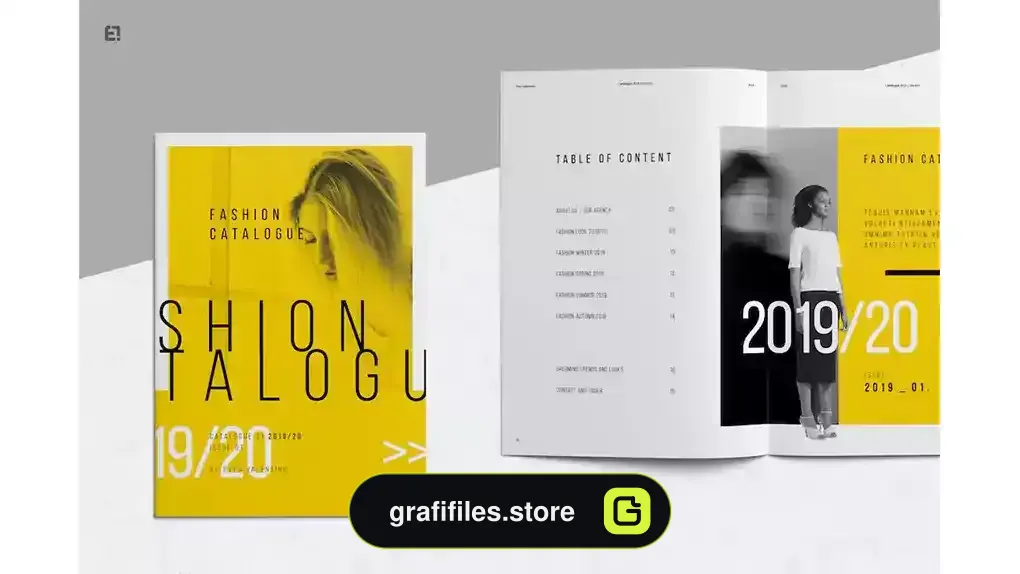 طرح لایه باز کاتالوگ Catalog
