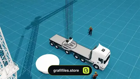 پروژه افترافکت لوگو ساخت و ساز Construction Logo Sting