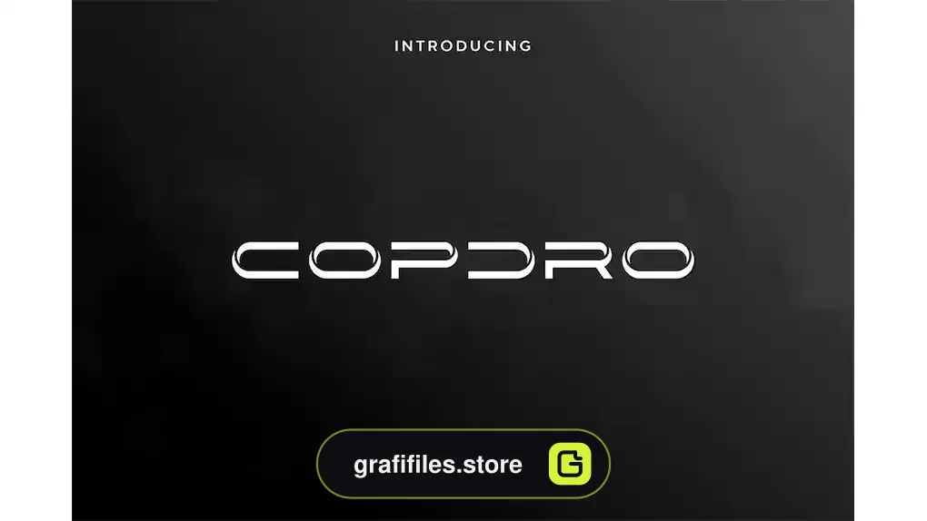 فونت انگلیسی مدرن Copdro