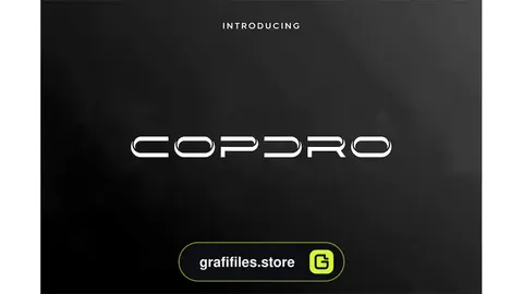 فونت انگلیسی مدرن Copdro