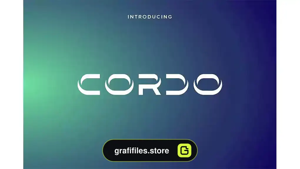 فونت انگلیسی مدرن Cordo