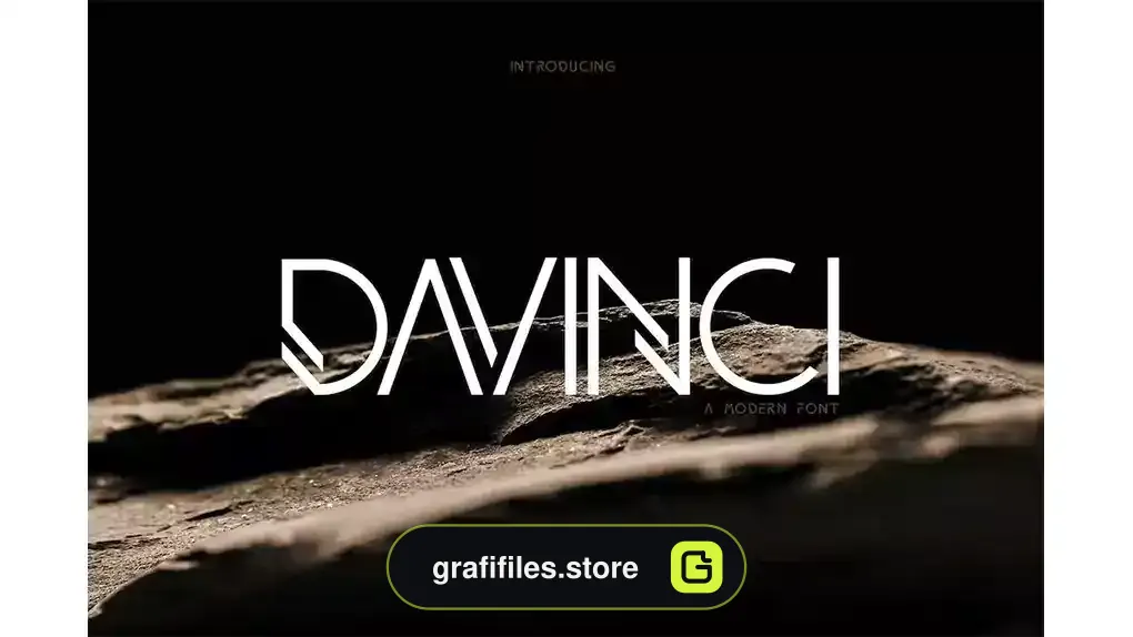 فونت انگلیسی مدرن DAVINCI FONTS | MODERN SANS