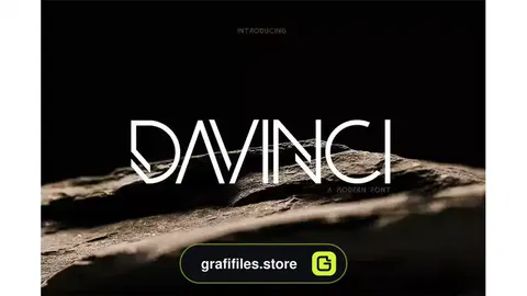 فونت انگلیسی مدرن DAVINCI FONTS | MODERN SANS