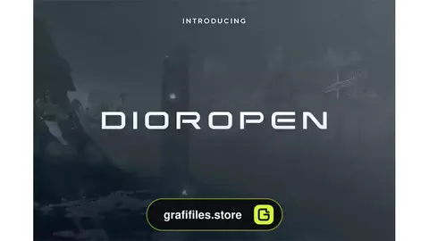 فونت انگلیسی مدرن Dioropen