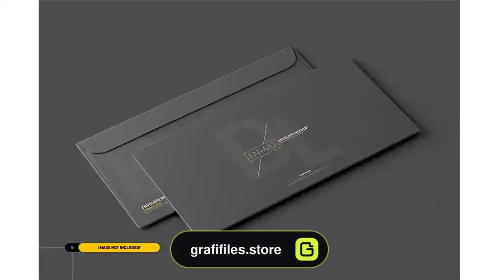 موکاپ پاکت نامه Dl envelope mockup 2