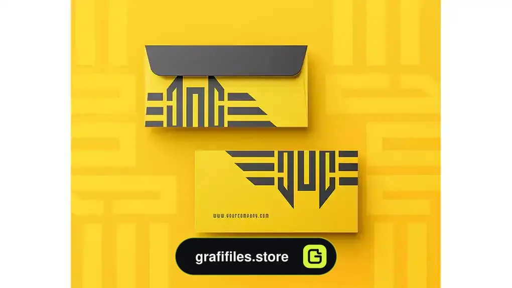 موکاپ پاکت نامه Dl envelope mockup template