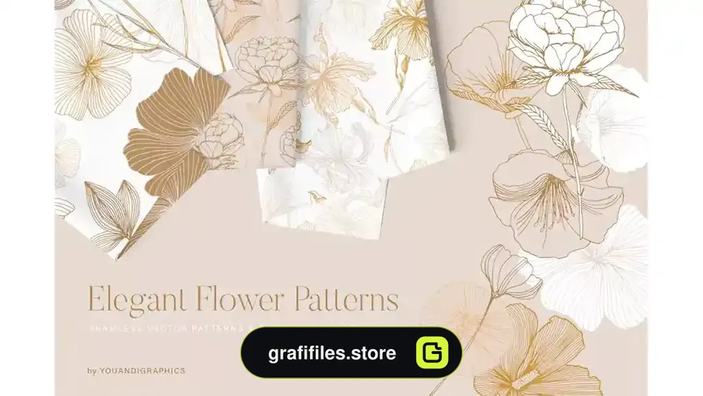 پترن گل Elegant Flower Patterns