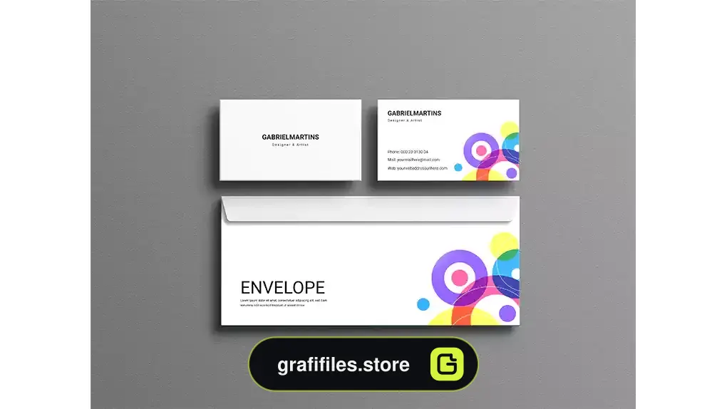 موکاپ ست اداری Elegant stationery mockup