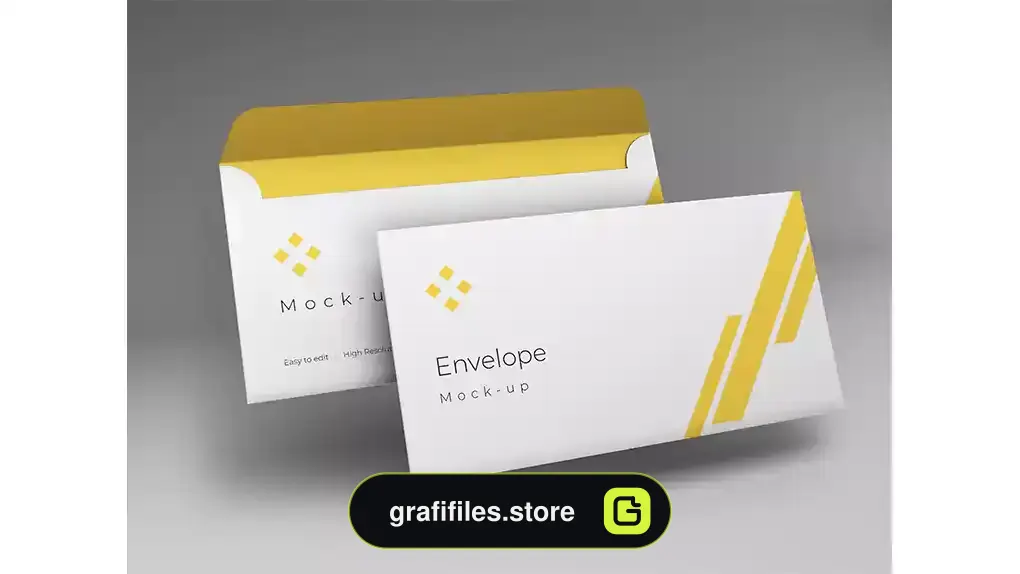 موکاپ پاکت نامه Envelope mockup design