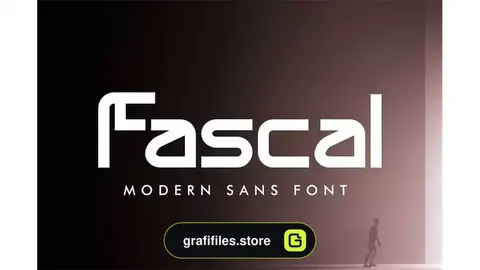 فونت انگلیسی لوگو Fascal - Display Logo Font