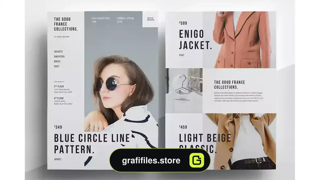 طرح لایه باز کاتالوگ فشن Fashion Flyer