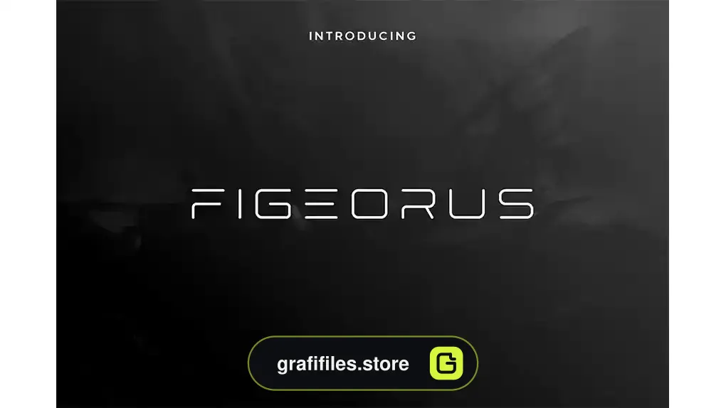 فونت انگلیسی مدرن Figeorus