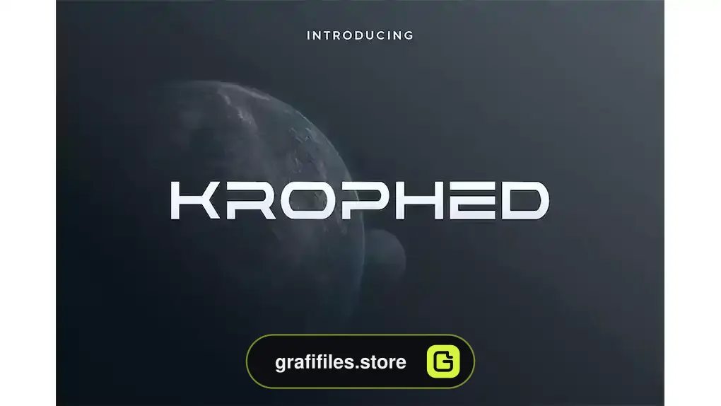 فونت انگلیسی مدرن Krophed