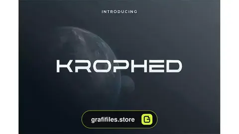 فونت انگلیسی مدرن Krophed