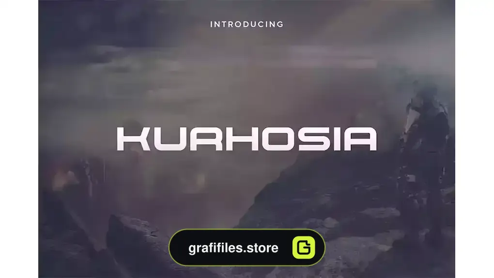 فونت انگلیسی مدرن Kurhosia
