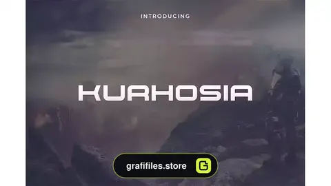 فونت انگلیسی مدرن Kurhosia